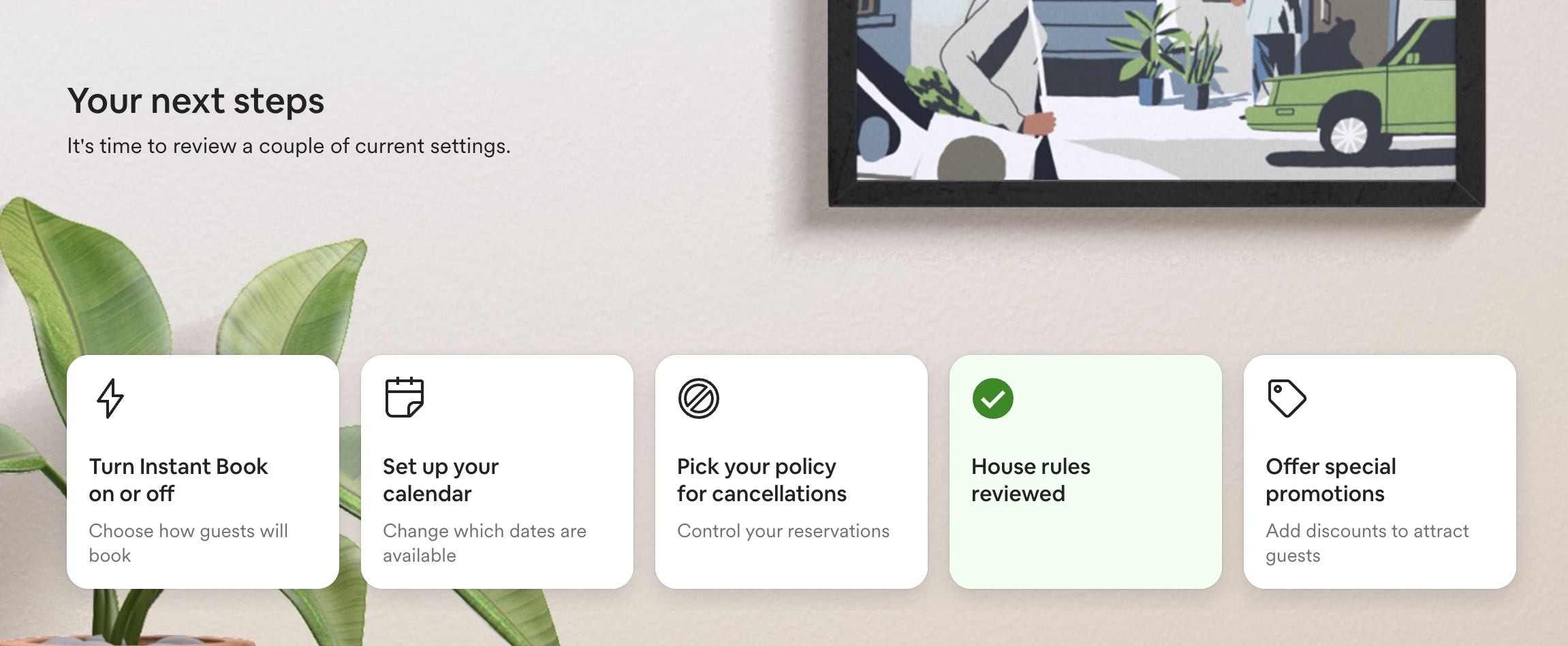  Airbnb house rules set up page