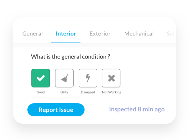 A view of one of Breezeway’s cleaning tracking screens