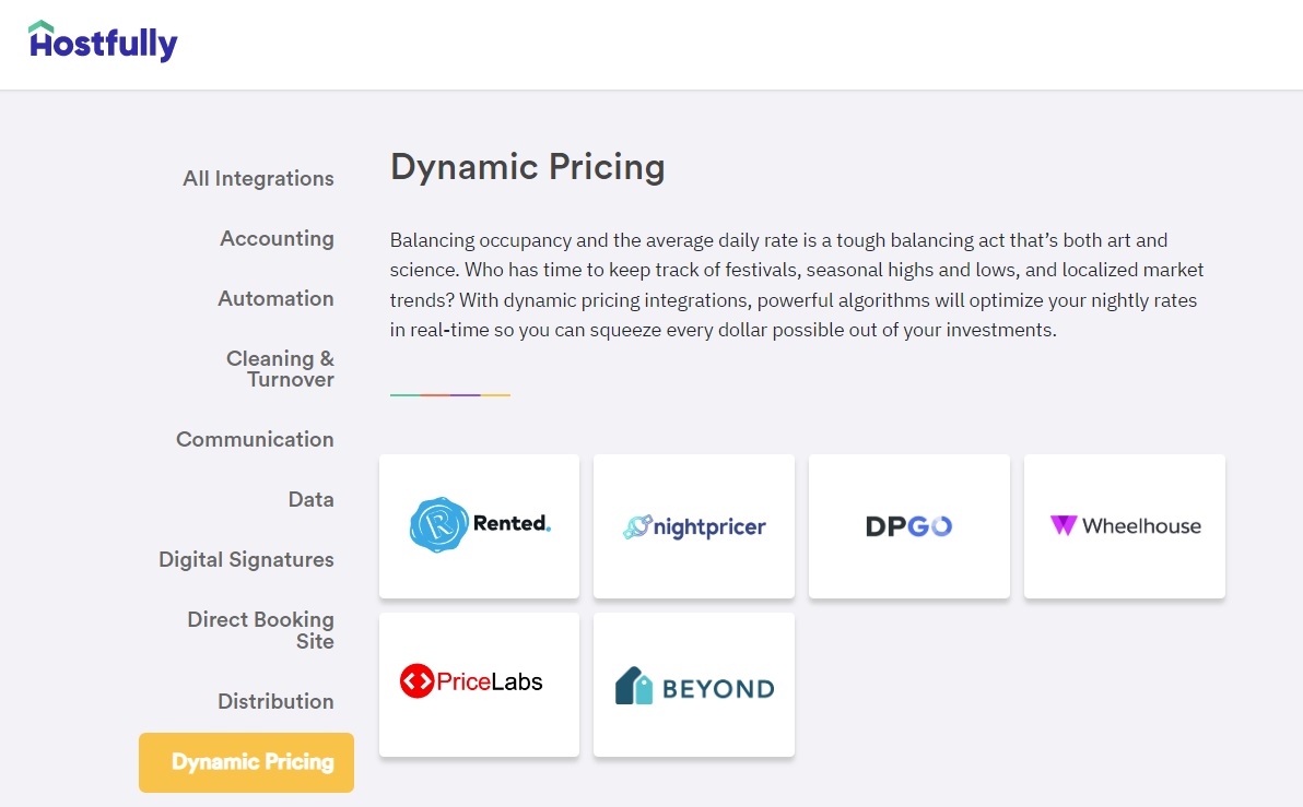 A view of Hostfully’s dynamic pricing tools