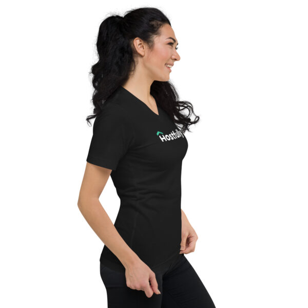 Unisex Short Sleeve V-Neck T-Shirt - Image 3