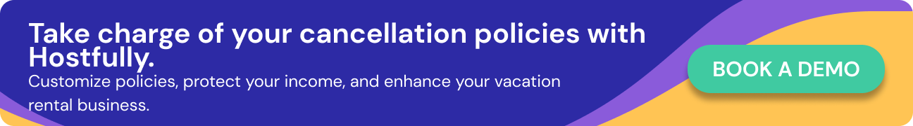 Create flexible cancellation policies using Hostfully.