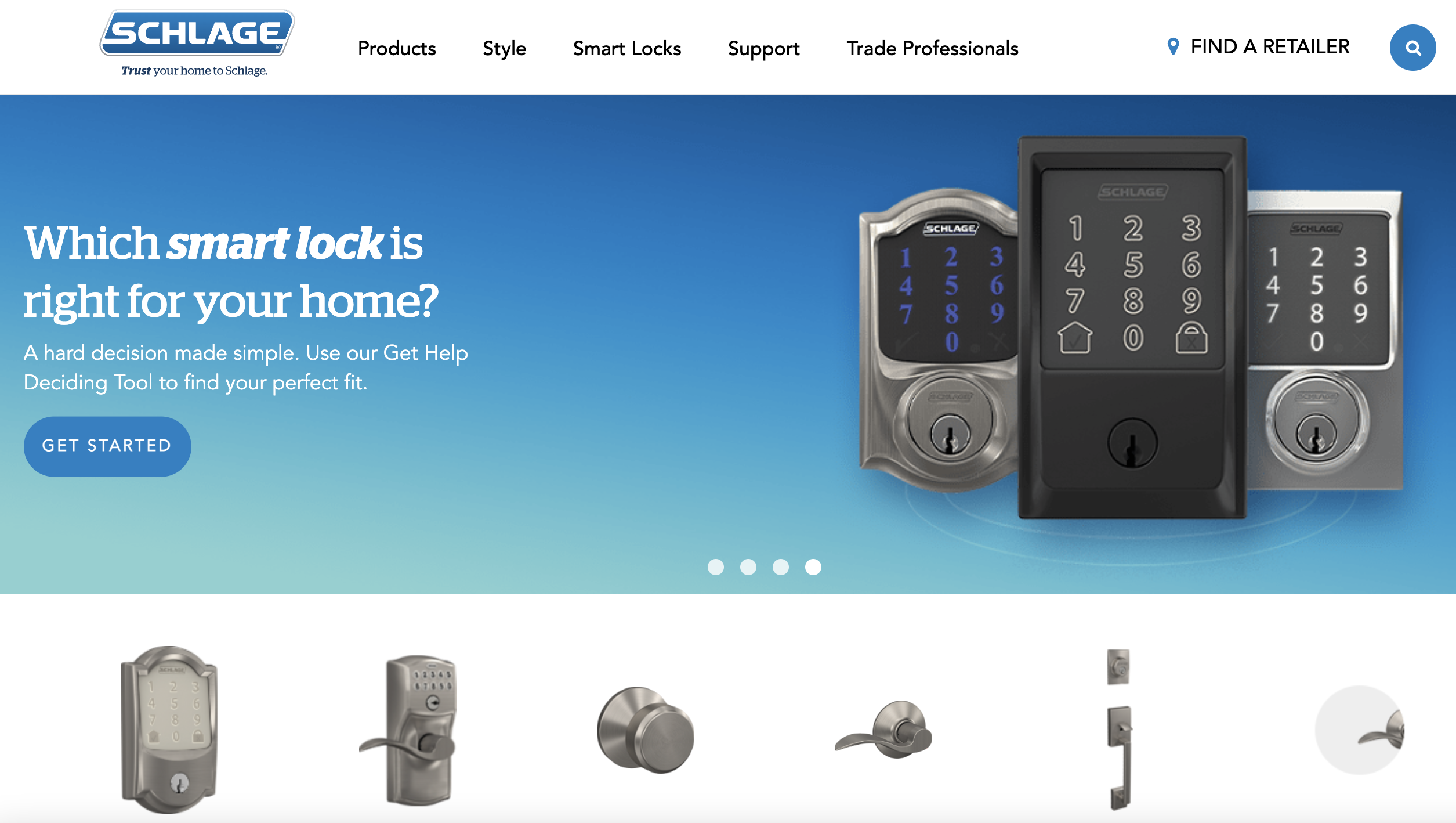 Schlage locks can be used for seamless keyless entry into homes