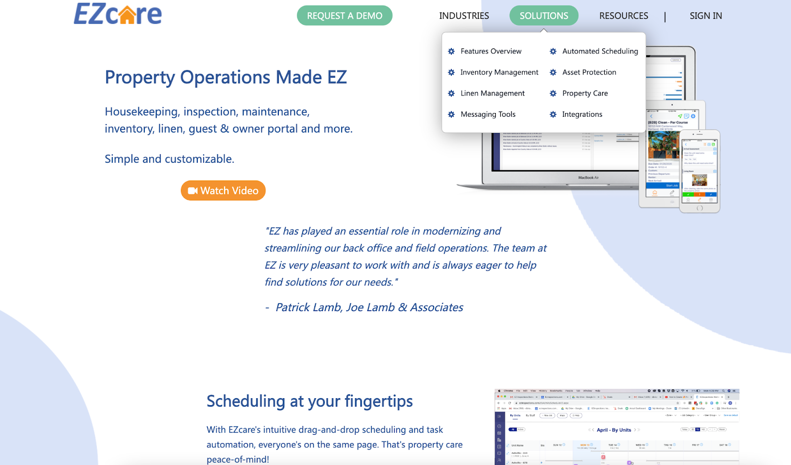 EZCare is a turnover software that is suitable for larger STR companies