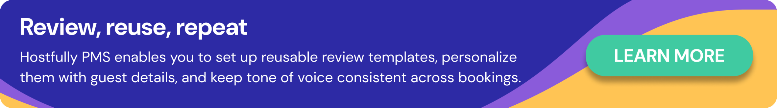 CTA to learn more about Hostfully
