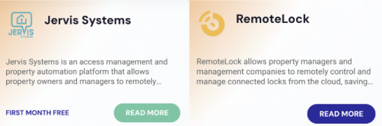 Image of Jervis and RemoteLock integration cards
