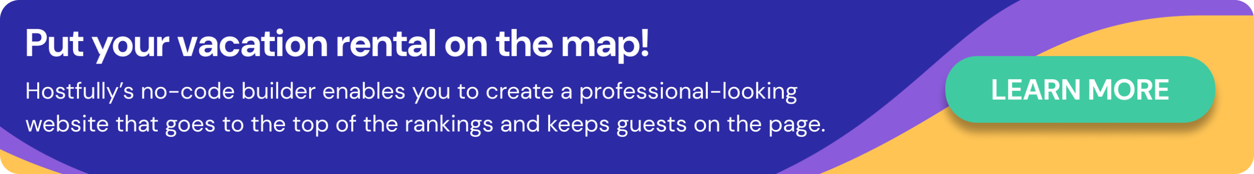 CTA to learn more about Hostfully