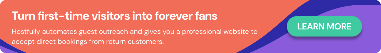 CTA to learn more about Hostfully