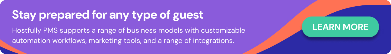 CTA to learn more about Hostfully