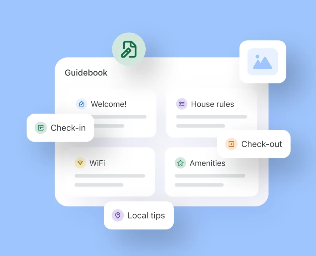 hostfully property management software guidebook integration PMS feature