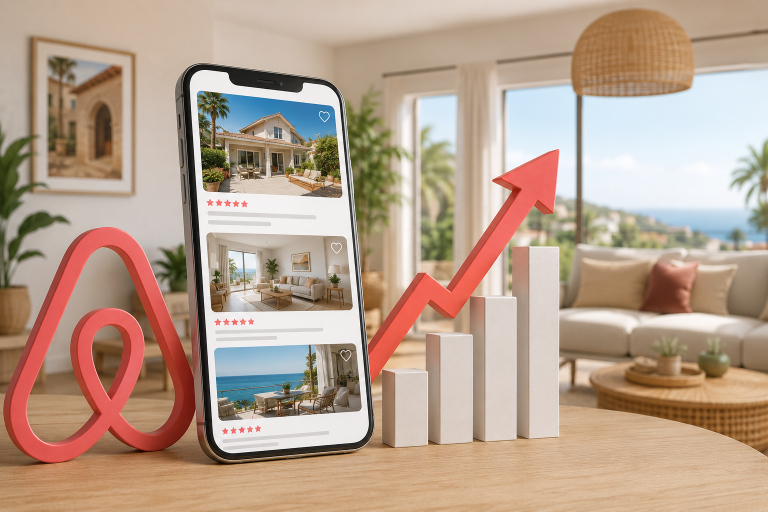 Hostfully - stock image - Ranking first on Airbnb