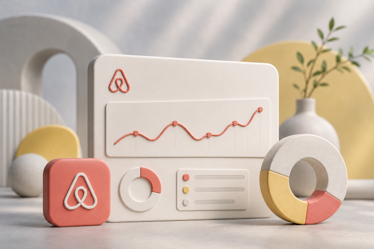 Hostfully - stock image - Airbnb Dashboard