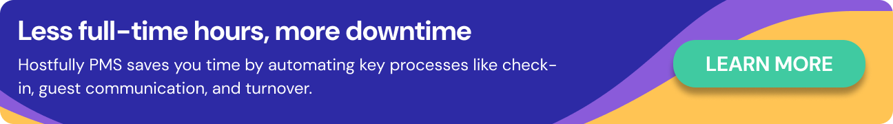 CTA to learn more about Hostfully