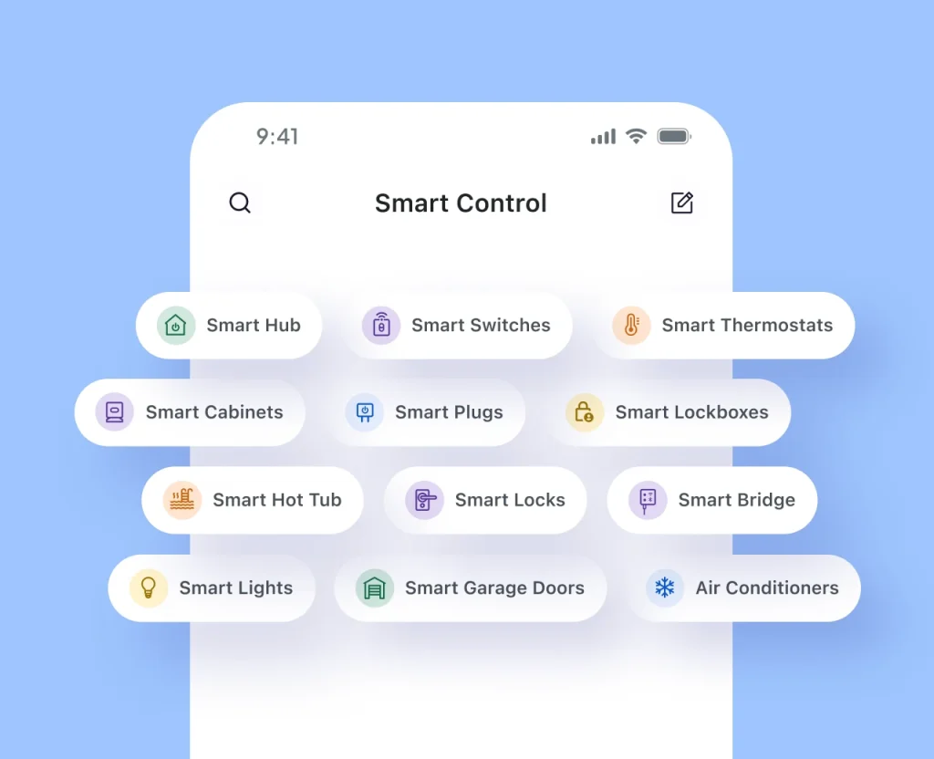 Software gestionale Hostfully: dispositivi smart, serrature, termostati, luci, piscine, domotica