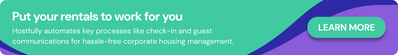 CTA to learn more about Hostfully