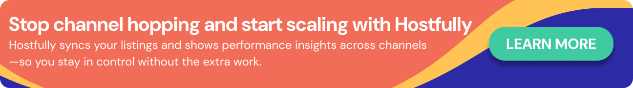 CTA to learn more about Hostfully