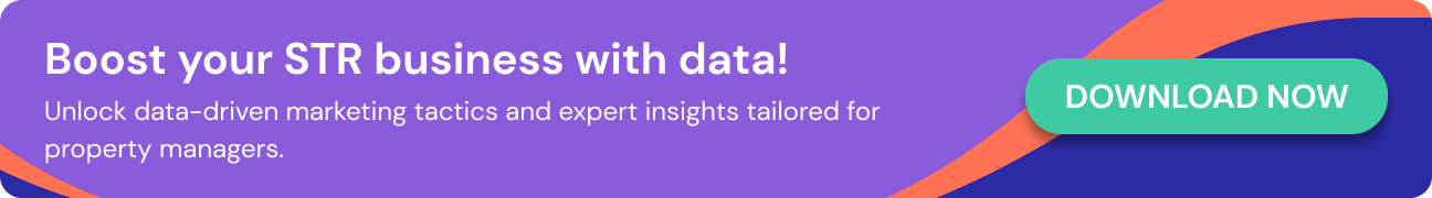 CTA to download Hostfully marketing tactics report