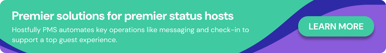 CTA to learn more about Hostfully