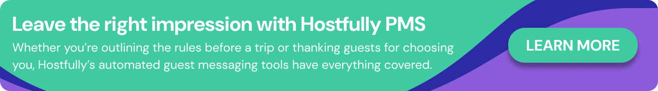 CTA to learn more about Hostfully