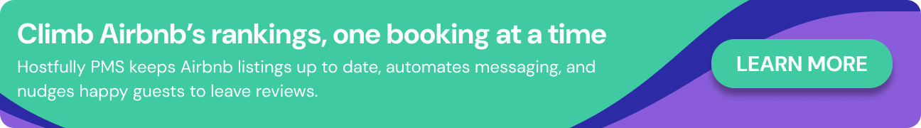 CTA to learn more about Hostfully