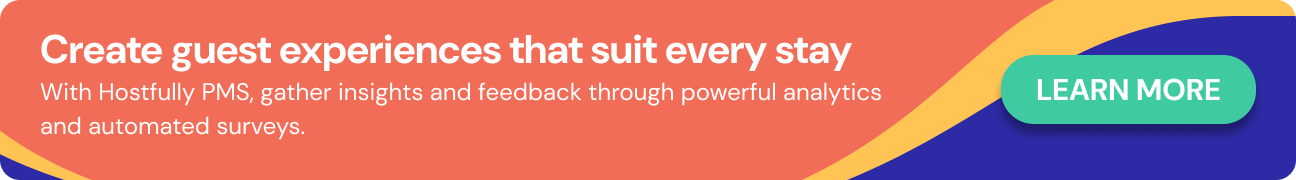 CTA to learn more about Hostfully