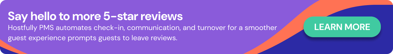 CTA to learn more about Hostfully