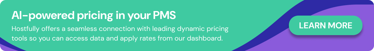 CTA to learn more about Hostfully
