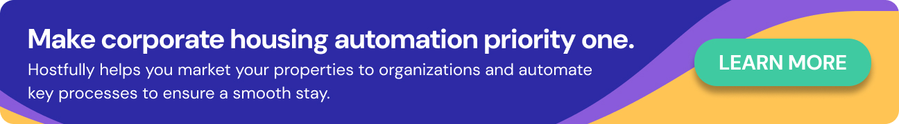 CTA to learn more about Hostfully