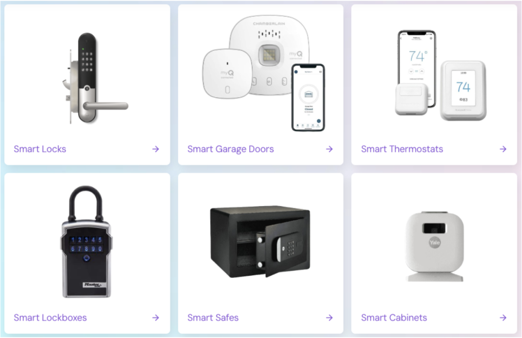 Articoli per la casa intelligente compatibili con i dispositivi Hostfully