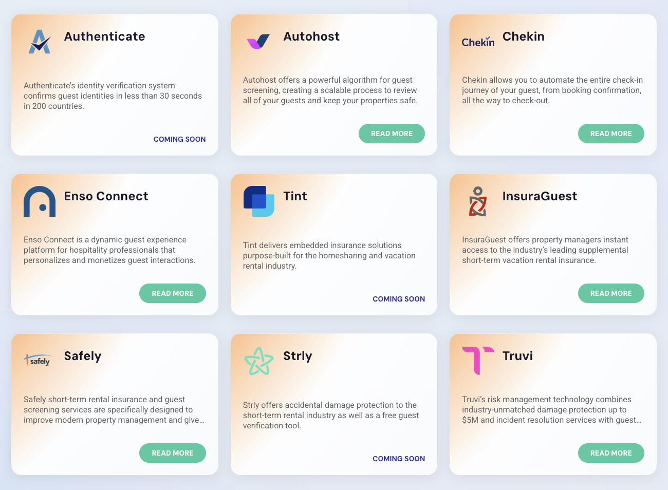 Hostfully's insurance and guest screening partners