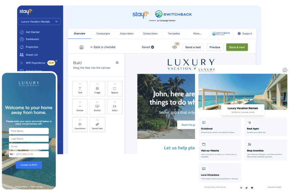 See all of the different ways to view stayfi
