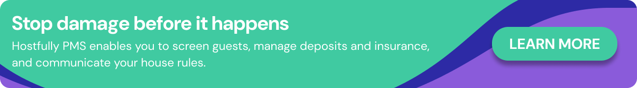 CTA to learn more about Hostfully