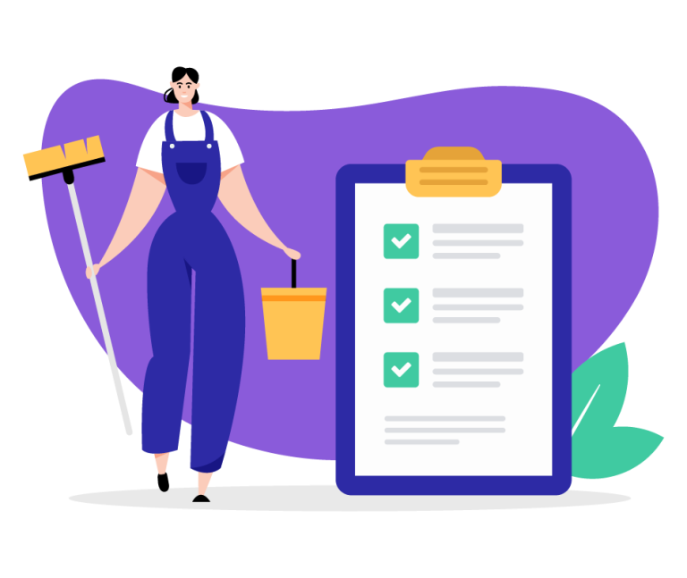 featured image of vacation rental cleaning checklist