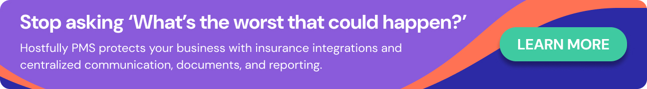 CTa to learn more about Hostfully