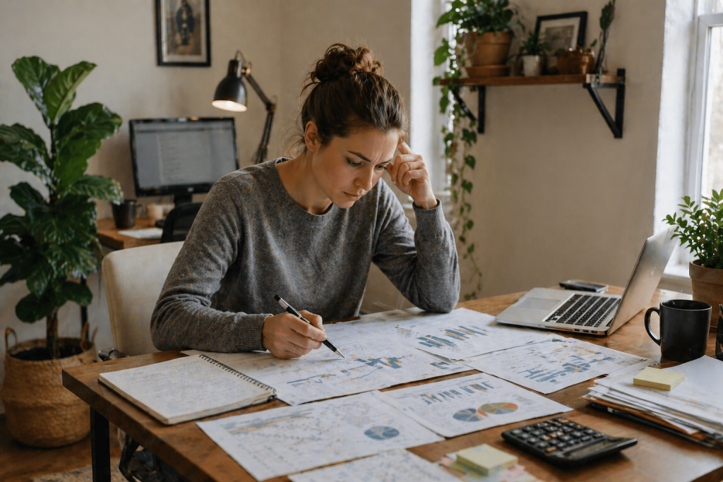 a vacation rental manager overwhelmed with reports