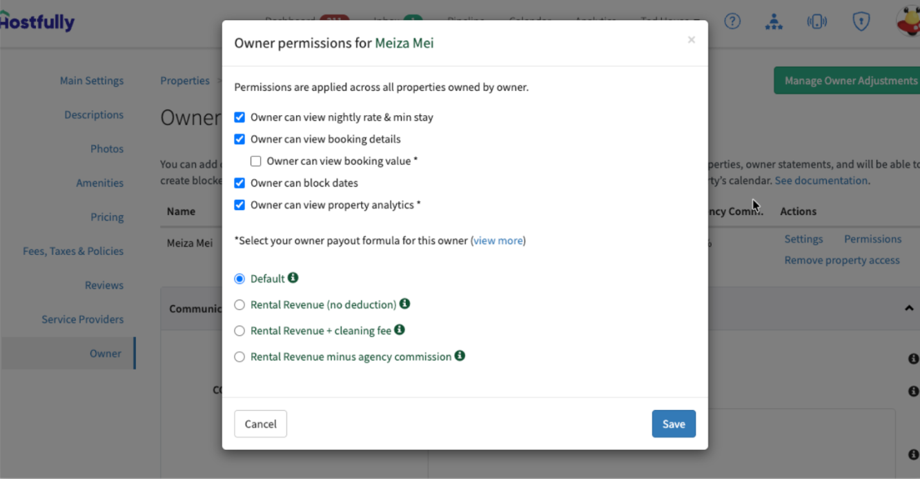 Hostfullyn tehtävienhallintaominaisuus
