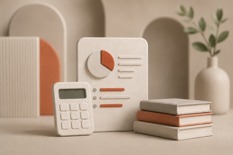 Hostfully - stock image - Bookkeeping